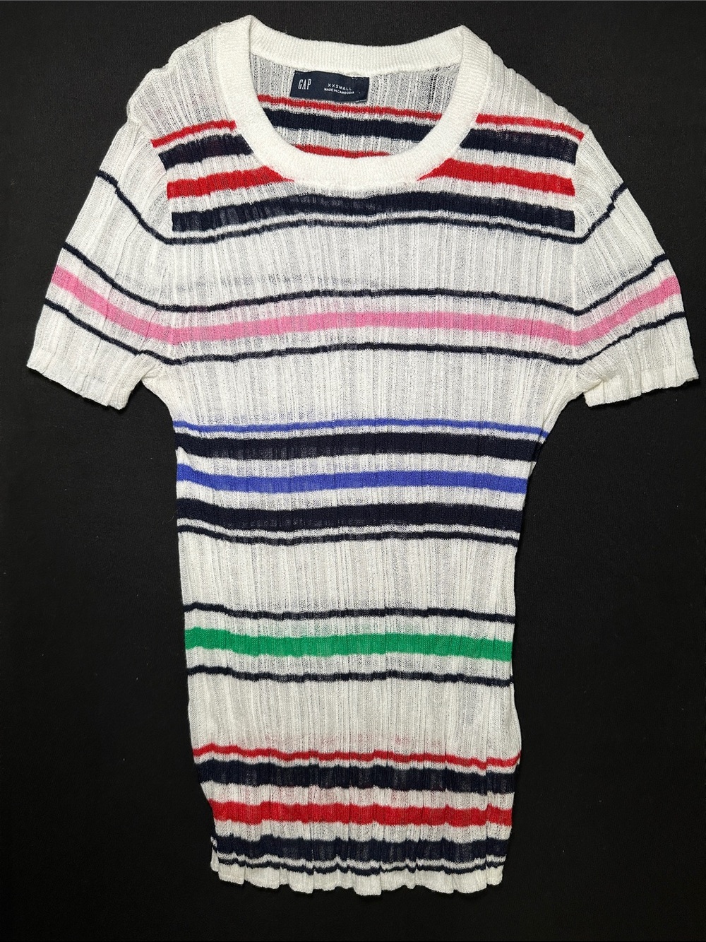 GAP Sheer Rib Sweater T-Shirt - Picture 3 of 4